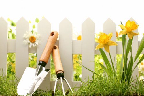 Hard landscaping in East Ham featuring durable paving and fencing
